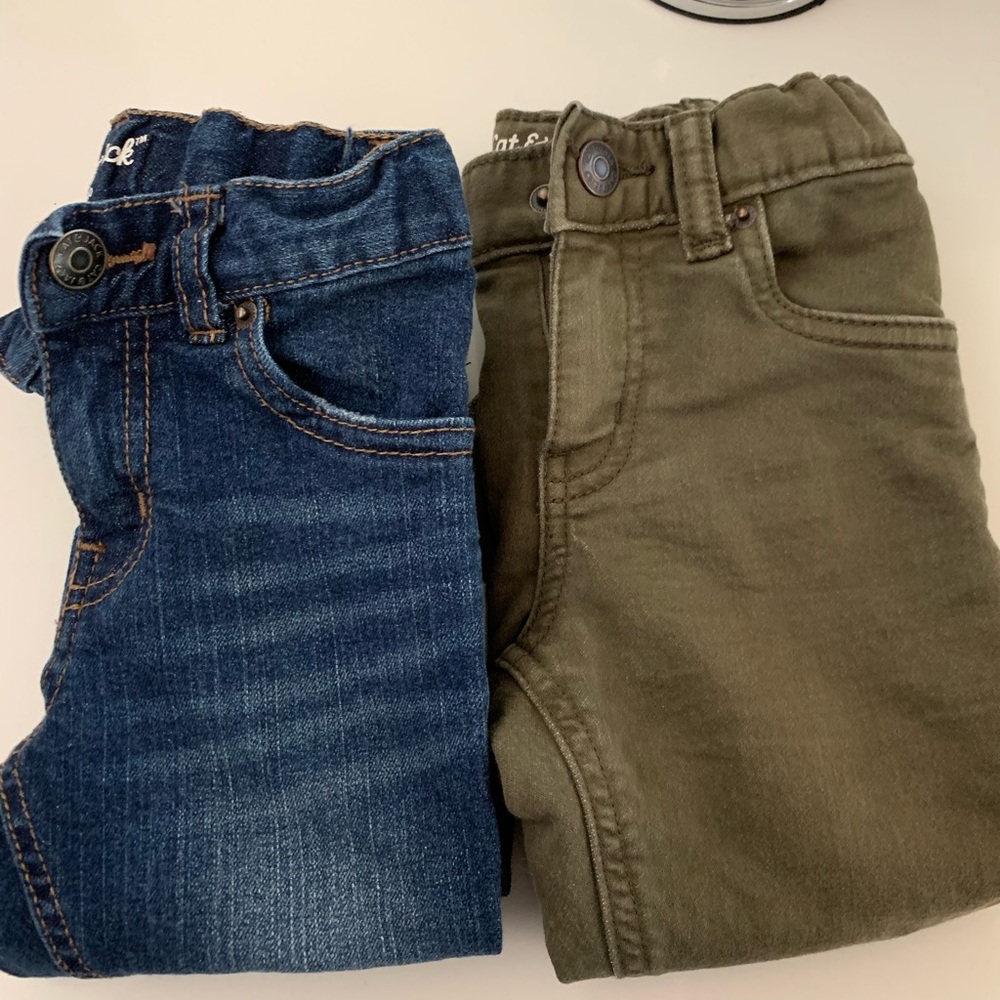2 pairs of toddler jeans